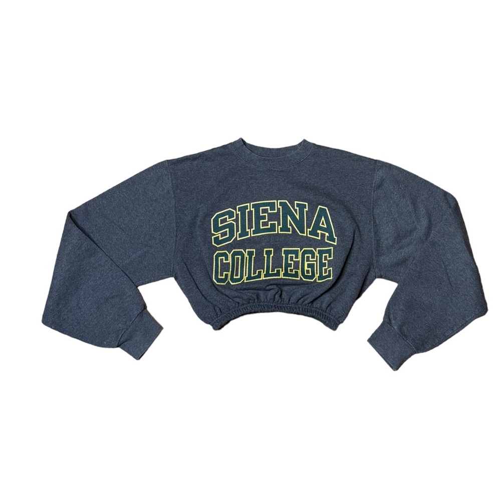 Siena SOLDCollege Reworked Cropped Crewneck Sweatshirt - Picture 2 of 4